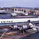 Bridging the gap to the jet age: a DC-6B of United Airlines at Baltimore Washington International Airport in 1967, with a United Boeing 707 jetliner in the background. (Daniel Tanner)